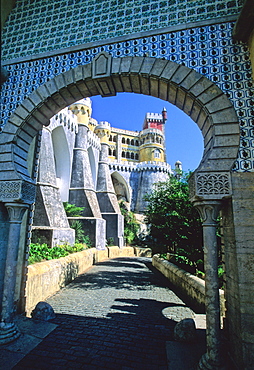 Palacio Nacional Da Pena, Sintra, Portugal, Europe 