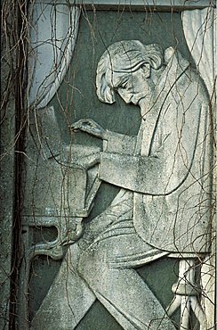 Monument to Verdi, Roncole, Parma, Emilia Romagna, Italy