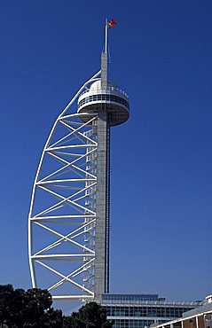 Tower, Parque dos Naçoes design area (Ex Expo 98 site), Lisbona, Portugal, Europe