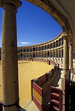 Ronda bullring, Malaga, Autonomous Community of Andalusia, Spain
