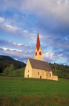 San Giacomo Nessano church, Val Pusteria, Trentino Alto Adige, Italy