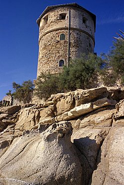 Medicea tower, Campese, Isola del Giglio, Tuscany, Italy