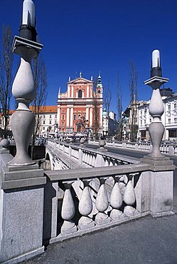 Francescani church, Ljubljana, Slovenia, Europe