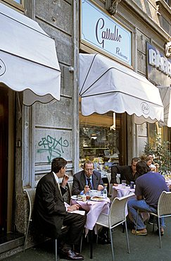 Gattullo café, Milan, Lombardy, Italy