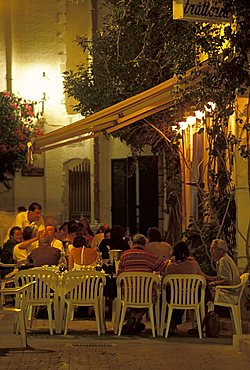 Il Timone restaurant, Marettimo island, Egadi islands, Sicily, Italy