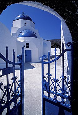 Analipsi monastery, Santorini island, Greece, Europe