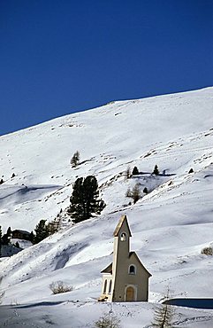 Gardena mountain pass, Sella mountain chain, Trentino Alto Adige, Italy