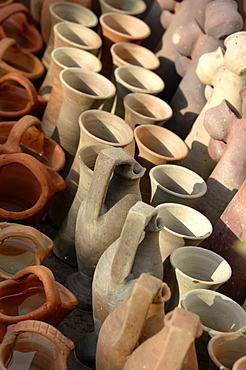 Vases, Sidi Bou Said, Tunisia, North Africa, Africa