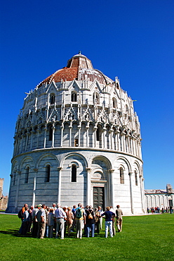 Baptistry, Campo dei Miracoli, UNESCO World Heritage Site, Pisa, Tuscany, Italy, Europe