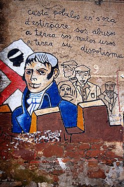 Murals, Orgosolo, Sardinia, Italy, Europe