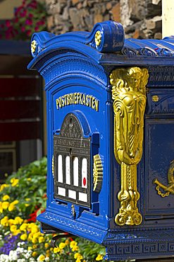 Mail box, Cochem, Moselle Region, Rhineland Palatinate, Germany, Europe