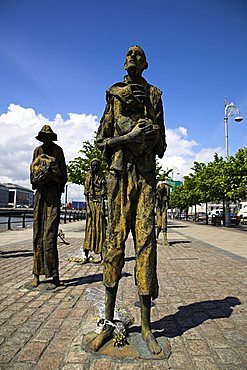 Famine memorial, Dublin, Republic of Ireland, Europe