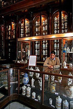 Taquechel pharmacy, Havana, Cuba, West Indies, Central America