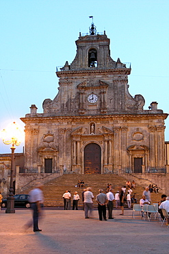 Baroque cathedral, Palazzolo Acreide, Sicily, Italy, Europe