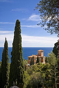 Palace, Villa Hanbury, La Mortola, Ventimiglia, Liguria, Italy