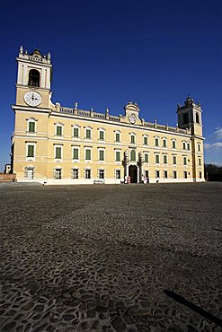 Façade,The Ducal Palace of Colorno also know as Reggia di Colorno, 18th Century, Colorno, Parma, Emilia Romagna, Italy