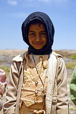 Yemenite child, Zakati, Yemen, Middle East  