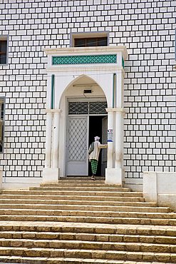 Mosque, Tarim, Yemen, Middle East  