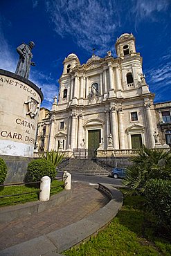 San Francesco square, Catania, Sicily, Italy, Europe