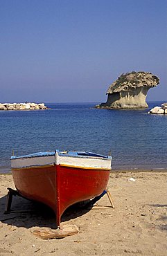 Casamicciola port in Lacco Ameno, Ischia, Campania, Italy.