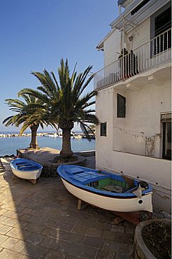 Casamicciola port in Lacco Ameno, Ischia, Campania, Italy.