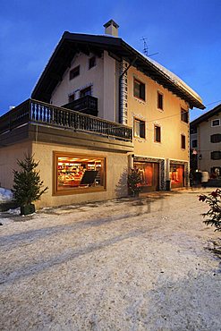 Shops, Livigno, Lombardy, Italy