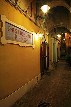 Alley of historical centre, Maratea, Basilicata, Italy 