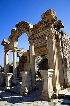 The temple of Hadrian, Ephesus, Kusadasi, Turkey, Europe