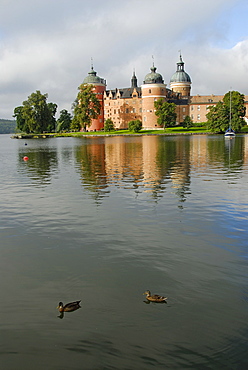 The Royal Gripsholm Castle, near Mariefred, Lake Malaren, Sweden, Scandinavia, Europe