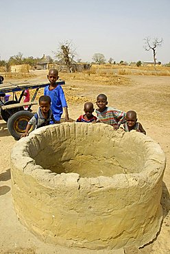 Well in a Peul village, Republic of Senegal, Africa