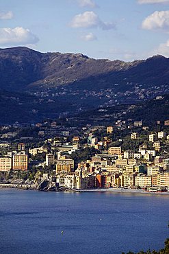 Camogli from Punta Chiappa, Ligury, Italy