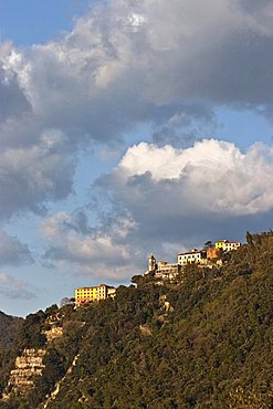 San Rocco di Camogli from Punta Chiappa, Ligury, Italy