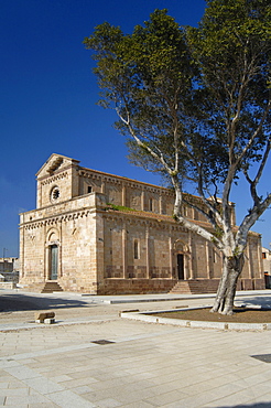 Cathedral of Santa Maria, Tratalias, Sulcis, Iglesiente, Carbonia, Iglesias, Sardinia, Italy