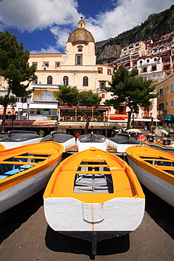 Village view, Positano, Campania, Italy