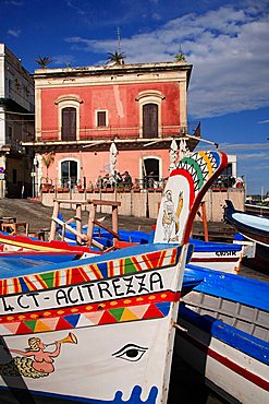 Foreshortening, Aci Trezza, Sicily, Italy