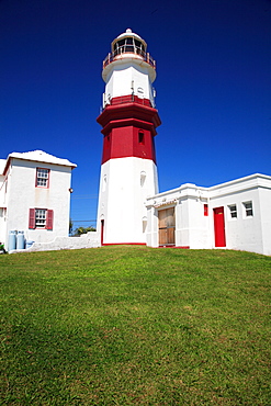Lighthouse, Ruth's Bay Point, Bermuda, Atlantic Ocean, Central America