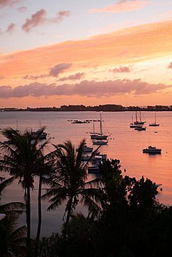 Sunset on Somerset Long Bay, Somerset Island, Bermuda, Atlantic Ocean, Central America