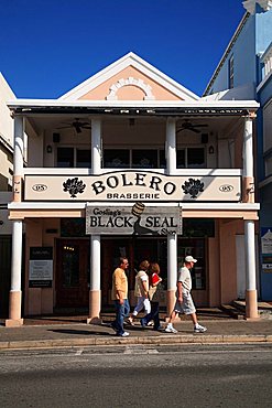 Typical architecture, Hamilton, Bermuda, Atlantic Ocean, Central America