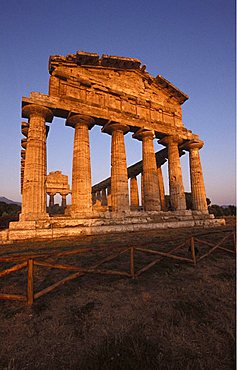 Athena temple, Paestum archaeological area, Campania, Italy