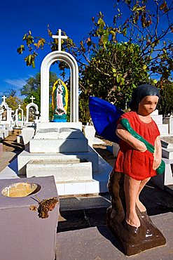 Cemetery, Alamos, Sonora, Mexico, Central America