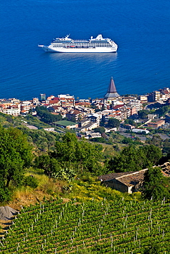 Cruise boat, Giardini-Naxos, Sicily, Italy