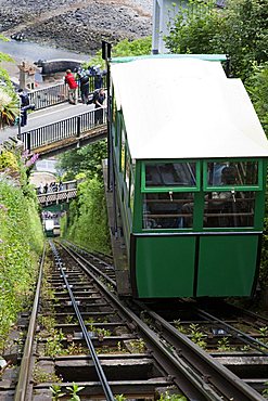 Cliff Railway, Lynton, North Devon, England, Great Britain