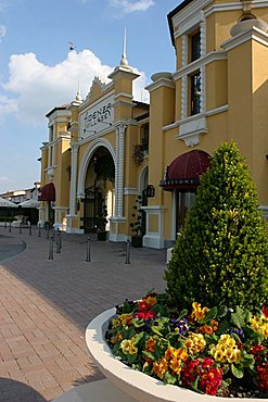 Fidenza Village, shopping center, Fidenza, Lombardy, Italy, Europe