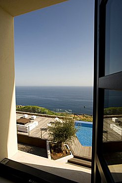 Window, Bed & Breakfast, Capo Spartivento light house, Sardinia, Italy, Europe