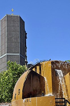 The hexagonal Bell Tower, Breitscheidplatz, Berlin, Germany, Europe