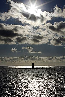 Faro e Scoglio di Mangiabarche, Calasetta (CI), Sardinia, Italy , Europe