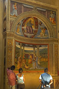 Benozzo Gozzoli frescoes, Museo San Francesco, Montefalco, Umbria, Italy, Europe