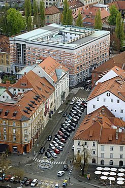 The University, Plecnik's most important building, Ljubljana, Slovenia, Europe