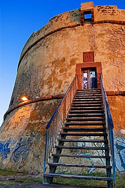 Tower of Isola Rossa, Bosa, Oristano, Sardinia, Italy, Europe