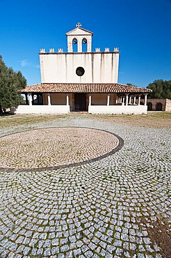 San Sisinnio Rural Church, Villacidro, Medio Campidano Province, Sardinia, Italy, Europe